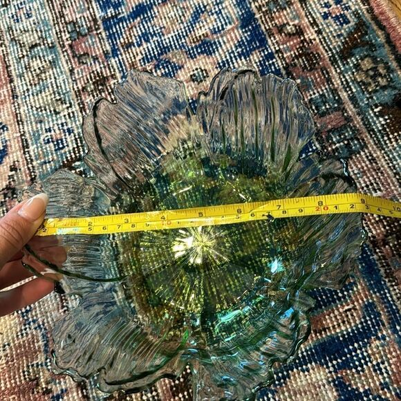 Glass cabbage small salad bowl - Picture 4 of 4